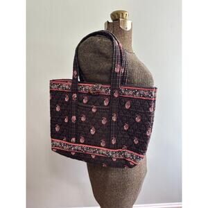 Vera Bradley houndstooth brown small tote